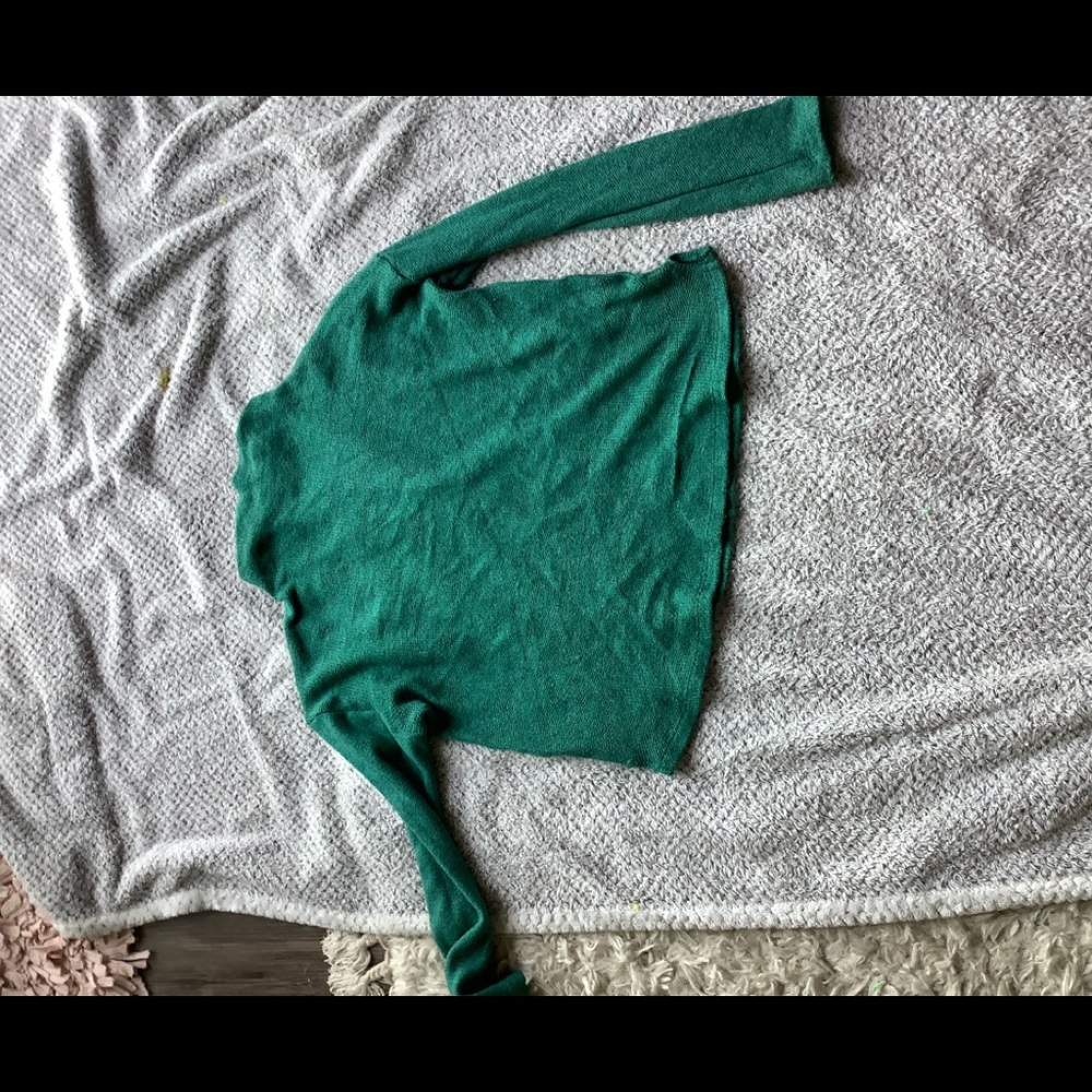 Green boutique sweater